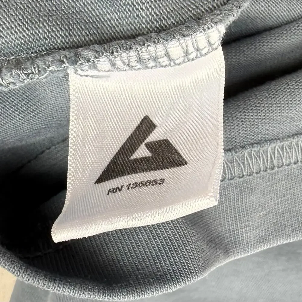American Giant Everest Ultra Heavyweight Cotton Tee Shirt XL Blue - Picture 7 of 11